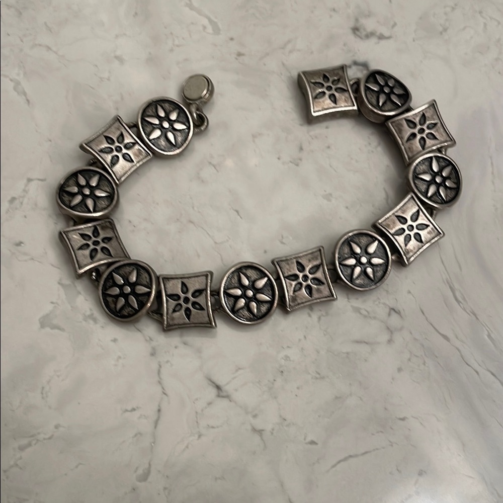 Whimsy Retired Premier Design Silver Bracelet